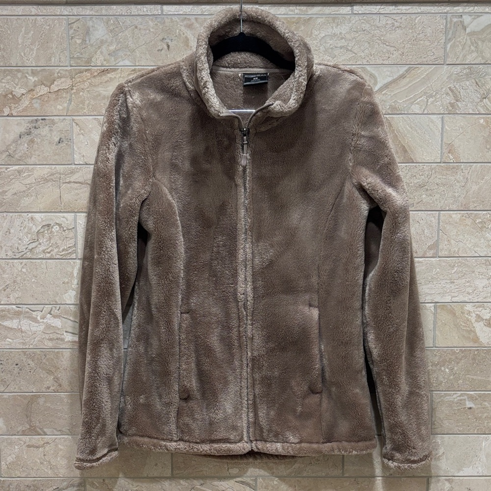 32 Degrees Women's Brown Micro Fleece Jacket Size Small